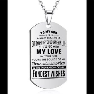 To My Son..Stainless Steel Necklace🌸🌸